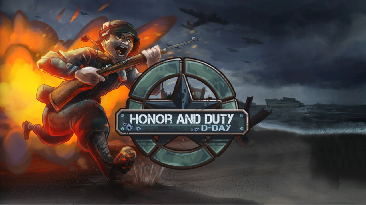 The cover of Honor and Duty: D-Day